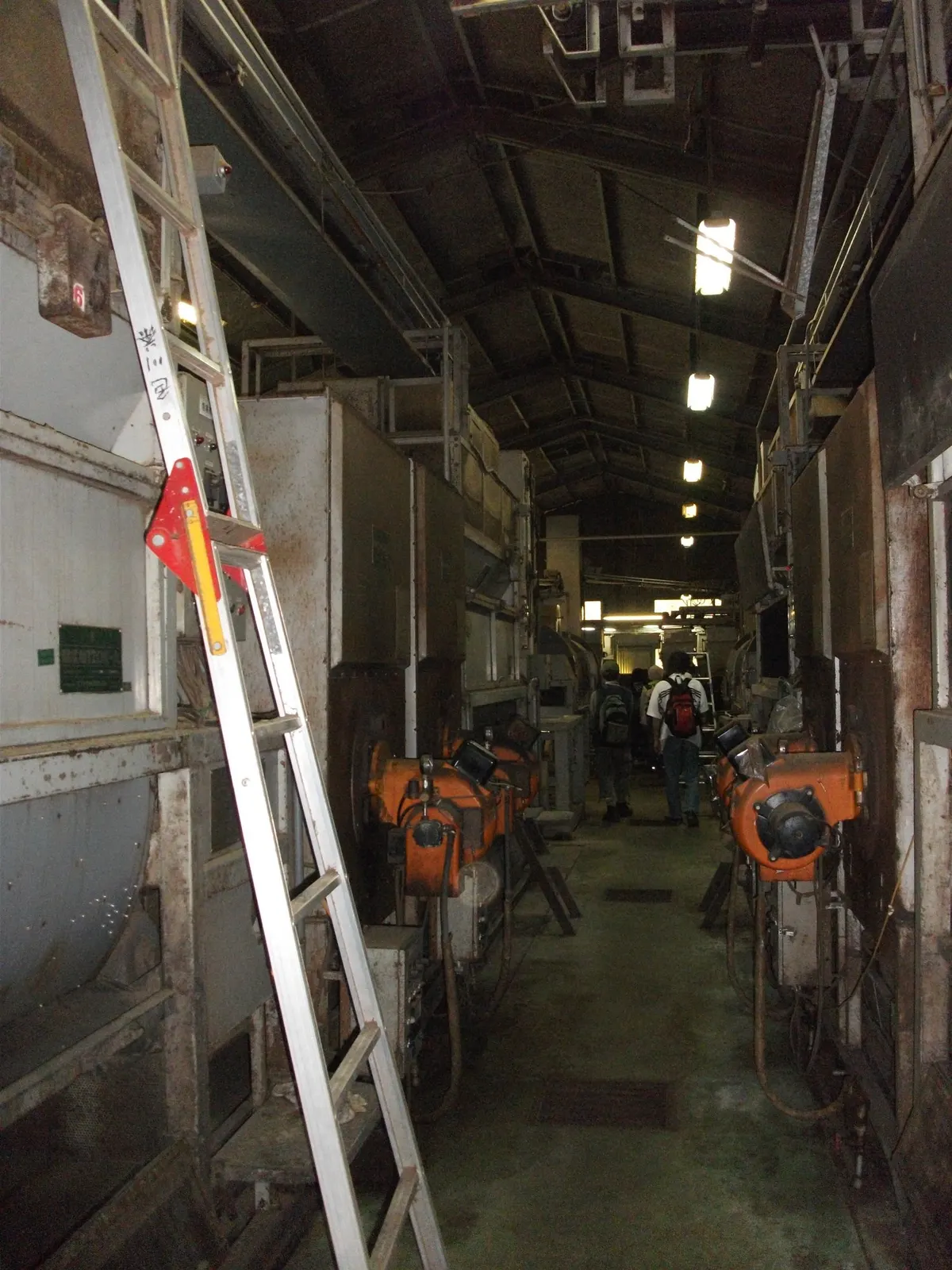 色川茶工場内部
