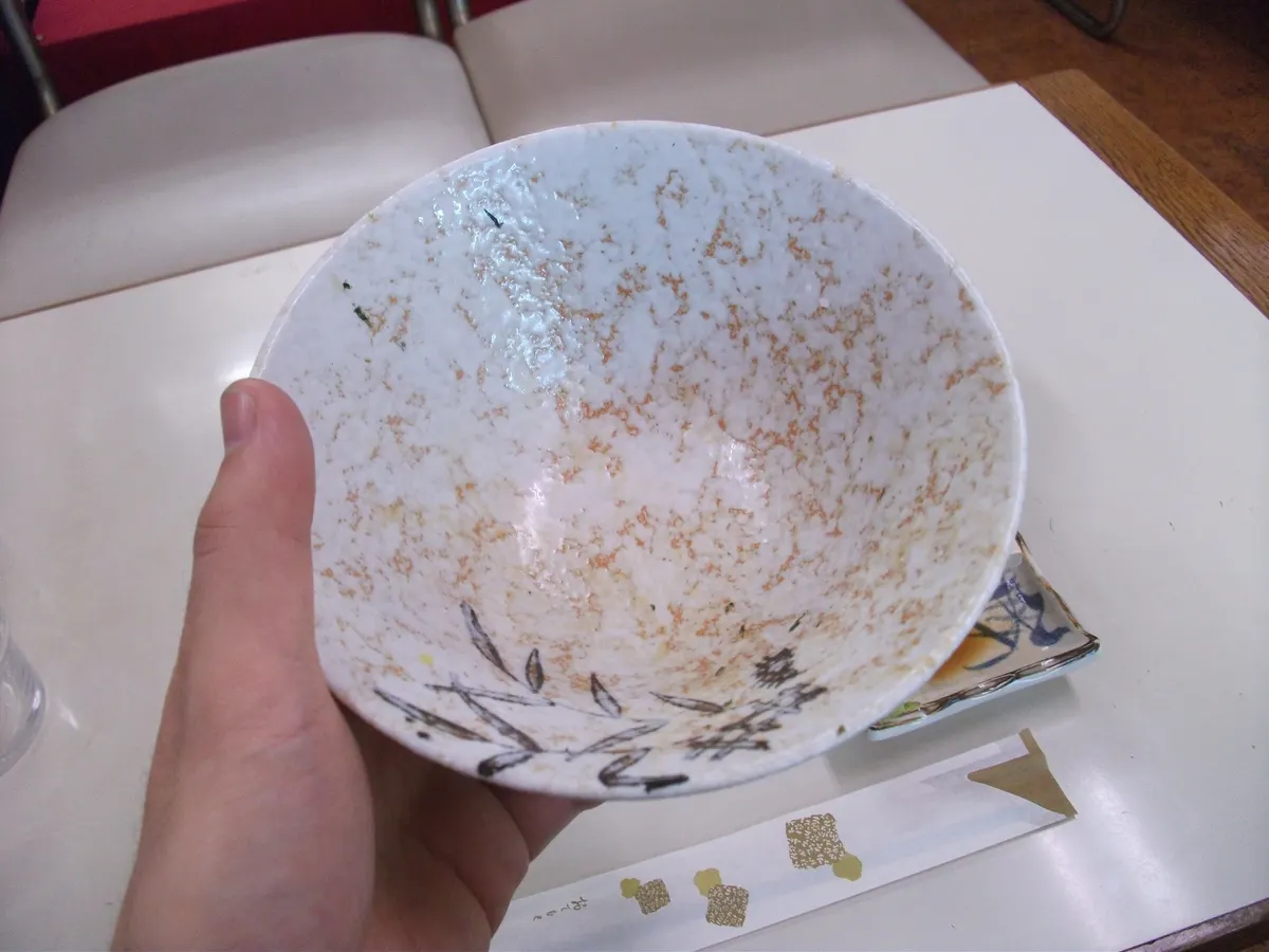 ミックス丼完食