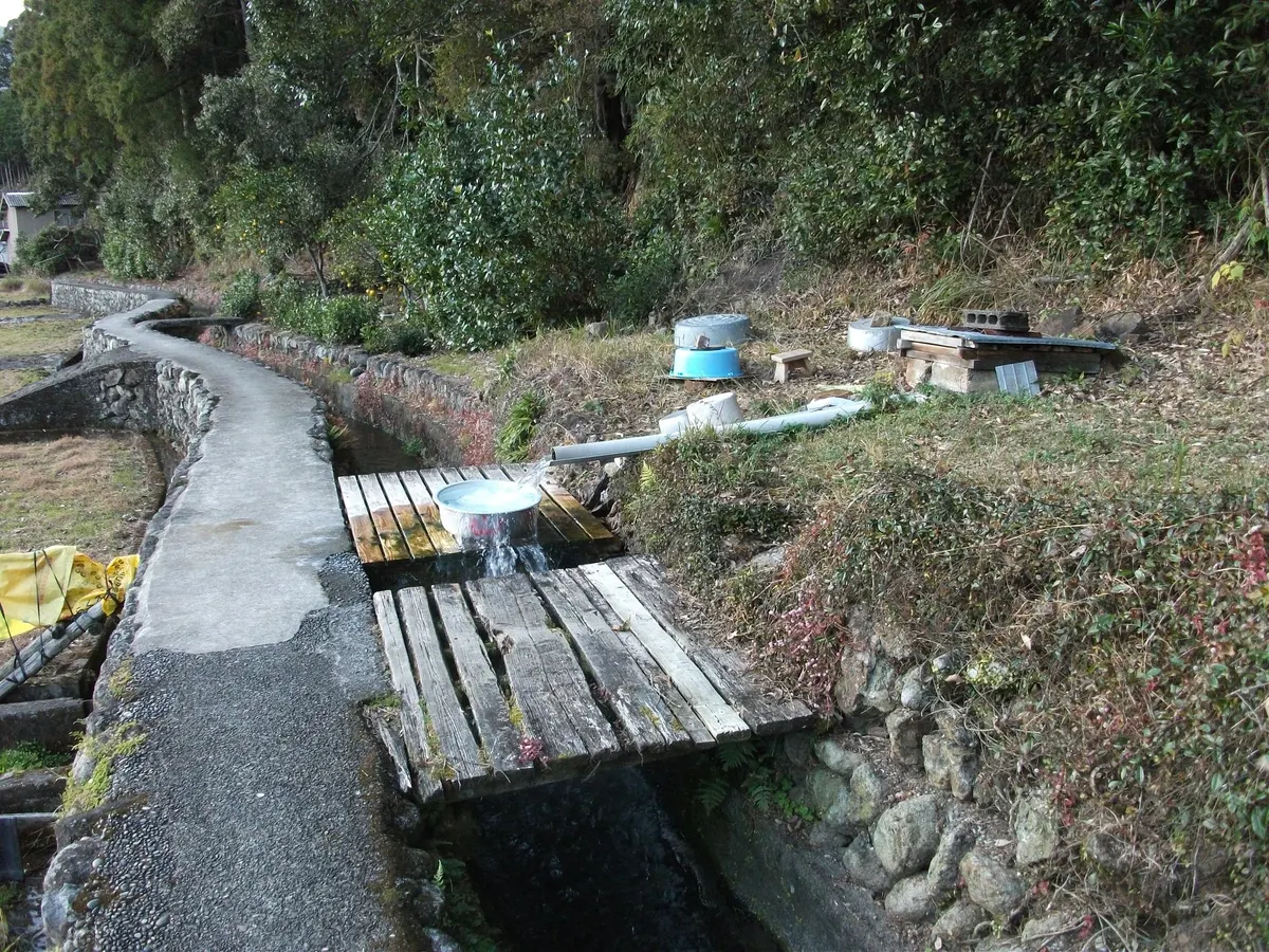 那智参詣道中にある秘湯憩いの場