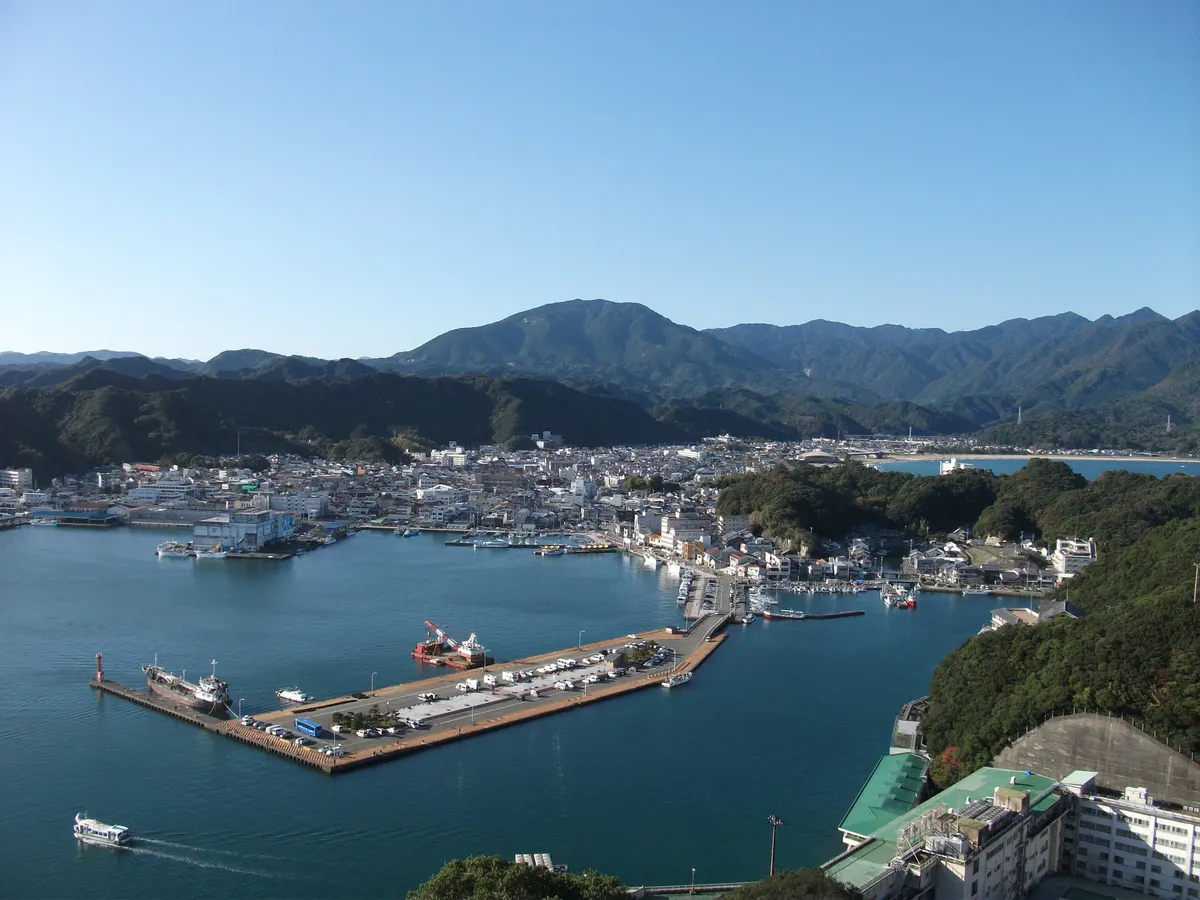 那智勝浦漁港周辺風景
