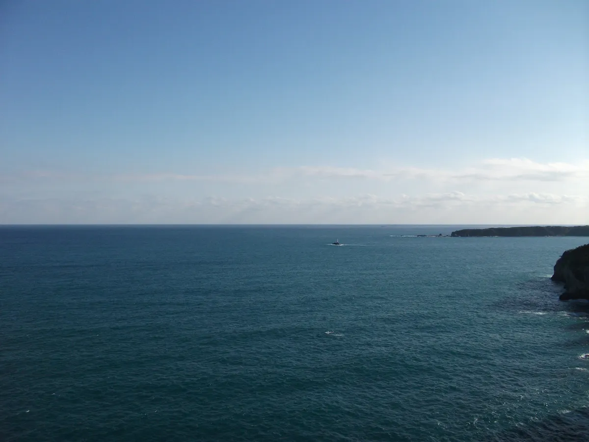 狼煙半島から見る太平洋