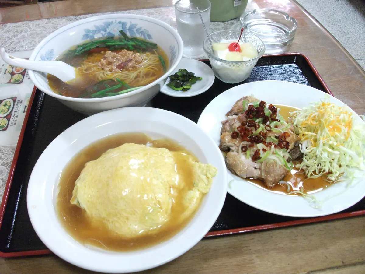 ラーメン・天津飯・から揚げセット