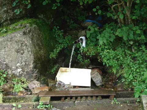 皿ヶ嶺の湧水