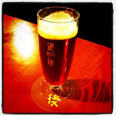 道後麦酒館の地ビール「マドンナビール」